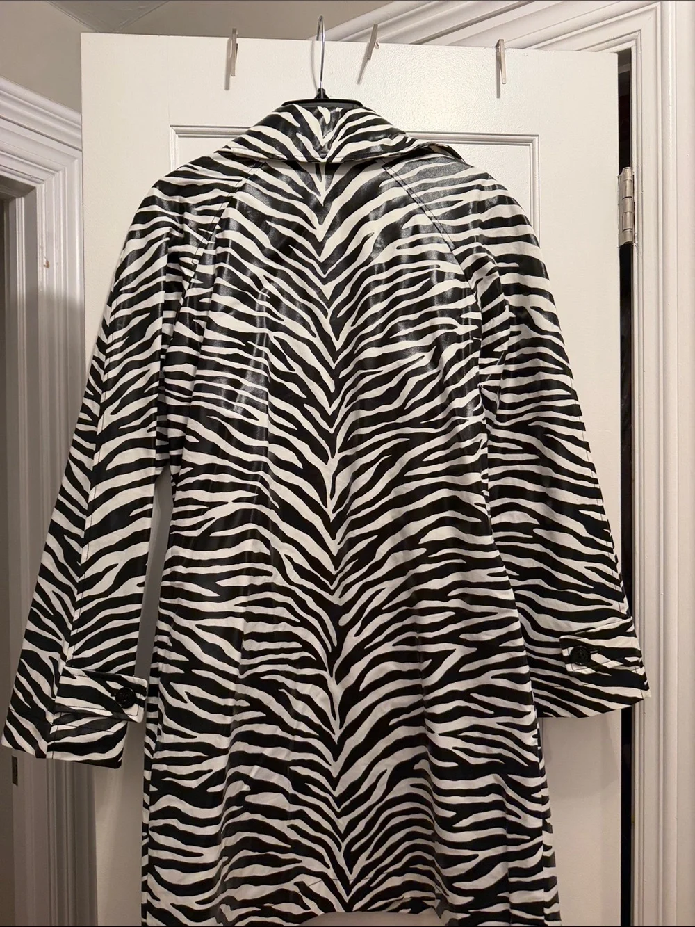 Michael Kors Zebra-Print Jacket - Black & White